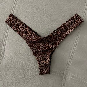 Montce animal print uno bikini bottoms